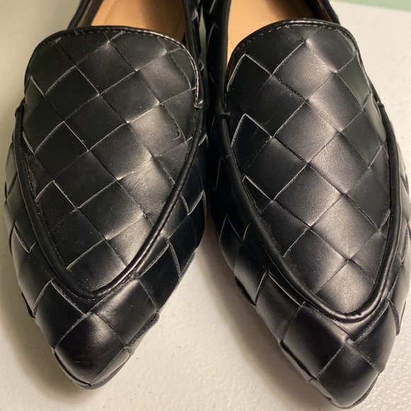 JUSTFAB Women’s Ramsey Black Pointed Toe Loafers - Picture 5 of 8